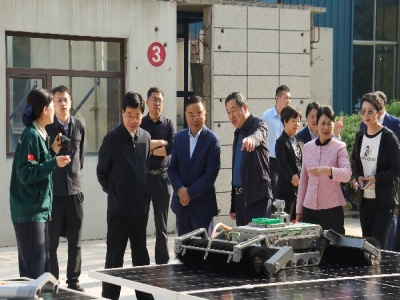 佳木斯市政協(xié)主席高志軍一行蒞臨天意機(jī)械調(diào)研考察
